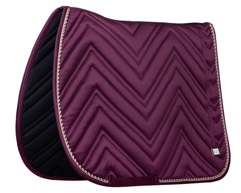QHP Menton GP Saddle Pad in Plum